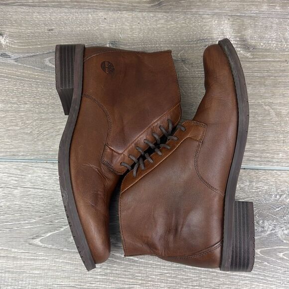 Timberland Chestnut Lace Up Boots - Picture 9 of 10